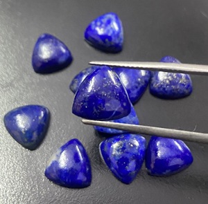 Cabujón de Lapislázuli Natural en Forma de Trillón para Diseñadores de Joyería, Suministro de Gemas al por Mayor - Product Image 1
