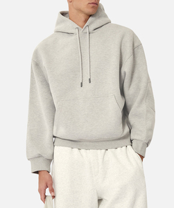 Wholesale Trendy Pullover <b>Hoodie</b> Men's for Winter <b>Plain</b> Dyed Customizable Logo Full Unlined High-quality Pure Cotton Fleece - Product Image 2