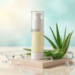 Crème hydratante pour le visage à l'aloe vera et à l'acide hyaluronique, crème hydratante pour le visage OEM ODM 30g en flacon sous vide, MOQ 700 - Product Image 1