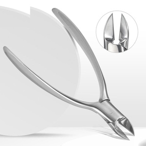 Hot Wholesale Beauty Nail Cuticle Nippers Curved Stainless Steel Finger Use Pointed-beak Eagle-beak <b>Pliers</b> <b>Set</b> Wide Jaw Opening - Product Image 6