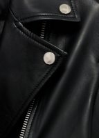 Jaket Kulit Asli Wanita Modern Kasual Resleting Mantel Fashion Warna Ukuran Sesuai Pesanan