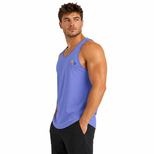 Le style classique offre un confort doux et des coutures soignées au débardeur pour homme, léger et pratique pour l'entraînement en salle de sport et les sorties à la plage. - Product Image 2
