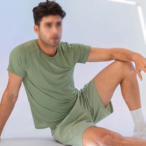 Camiseta de Algodón 100% Tejida, Estilo Casual, Diseño Liso, Impresión Serigráfica, Tejido Grueso, Camiseta Lisa - Product Image 2