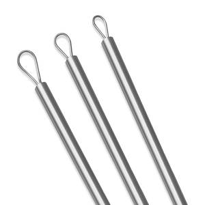 Kit de nettoyage d'oreilles Billeau, 3 pièces, curettes en acier inoxydable, tailles S/M/L, instruments chirurgicaux ORL médicaux, certifiés CE - Product Image 5