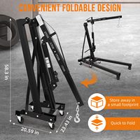 Altertool – Vente directe usine : Grue d'atelier 1 tonne avec vérin hydraulique long, grue hydraulique pour moteur – Fabrication et vente en gros