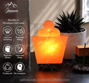 Lampe en sel de l'Himalaya écologique, lampe en sel de l'Himalaya faite à la main, lampe en sel de l'Himalaya à lumière chaude - Product Image 4