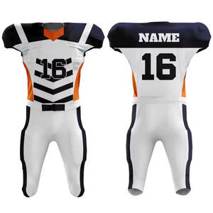 Uniformes de football américain personnalisés de haute qualité, meilleur design, maillot de football américain en twill pour jeunes - Product Image 3