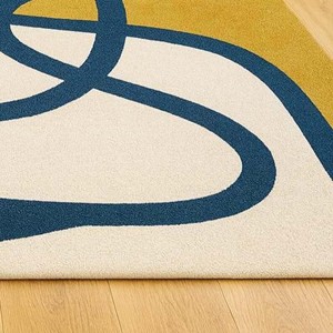 Tapis Abstrait Moderne en Laine, Tapis de Luxe Tufté à la Main, Tapis de Designer pour Salon, Chambre à Coucher, Décoration Intérieure - Product Image 5