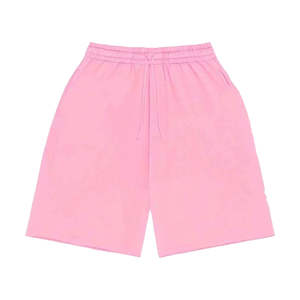 Pantalones Cortos Deportivos de Felpa Francesa 100% Ecológicos, Color Negro Sólido, para Deportes, Gimnasio, Correr, Ropa para Hombre - Product Image 3