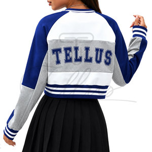 Chaquetas Varsity Cortas para Mujer, de Manga Larga, Hechas con Material Transpirable, Diseño Superior, Precio Accesible - Product Image 3