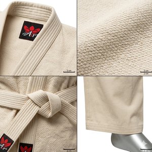 Ensemble de kimono de BJJ en coton 12oz avec pantalon à cordon de serrage traditionnel pour l'entraînement - Product Image 4
