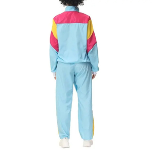 Customized Windbreaker <b>Tracksuit</b> Sets Women 2 Piece Patchwork Lightweight Nylon Zipper Cropped Women Windbreaker <b>Tracksuit</b> - Product Image 2