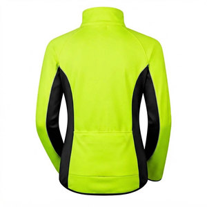 Service OEM, maillot de cyclisme pour femmes en couleur néon, vêtements de sport pour le vélo, 100% polyester, vente en gros de hauts de cyclisme - Product Image 2