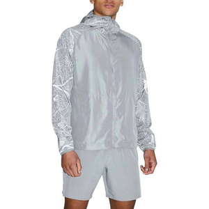 Ensemble de survêtement unisexe respirant pour homme, veste courte et pantalon de jogging 2 pièces, imprimé, à capuche, avec cordon de serrage, coupe-vent d'hiver - Product Image 4
