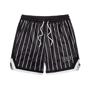กางเกงบาสเก็ตบอลผู้ชายสไตล์สตรีทแฟชั่น แห้งเร็ว ผลิตตามสั่ง เป็นมิตรกับสิ่งแวดล้อม โพลีเอสเตอร์ ระบายอากาศได้ดี ดีไซน์ตาข่ายต้านเชื้อแบคทีเรีย - Product Image 1