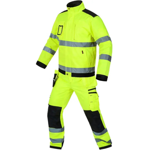 Combinaison de travail réfléchissante pour hommes, uniforme de sécurité pour usine, vêtements de travail et pantalon - Product Image 5