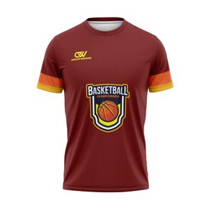 เสื้อบาสเก็ตบอลแบบกำหนดเองสำหรับ OEM แขนสั้น แห้งเร็ว 100% โพลีเอสเตอร์ เสื้อทีมชายสำหรับฝึกซ้อม พิมพ์โลโก้ ขายส่งจากผู้ผลิต - Product Image 1