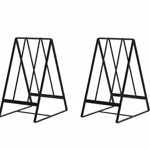 Soporte de Exhibición de Metal con Acabado Negro de Diseño Moderno, Soporte de Exhibición Ajustable en Altura y Ligero para Uso en el Hogar y la Cocina - Product Image 4