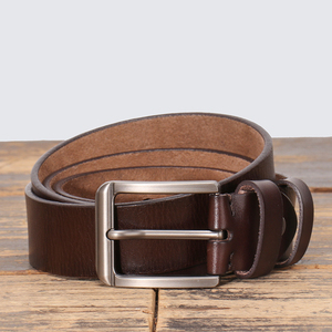 Customization Luxury Genuine Leather Belt Hot Sale Fashion Casual Belt Adjustable Alloy Buckle Genuine Leather Belt For Men - Product Image 6