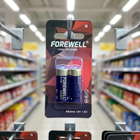 Pasokan Pabrik OEM Baterai Alkaline LR1 N 1.5V Daya Tahan Lama 1150mAh Remote Control Grosir Label Pribadi Kemasan Kustom