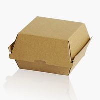 Cajas de Papel Kraft Resistentes y Portátiles Hechas en Vietnam, Tipo Carpeta, Forma Personalizable, para Empacar Alimentos, Sushi, Fideos, Hamburguesas