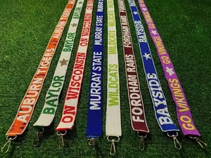 Star Shiloh Saints Beaded Embroidery Purse <b>Strap</b> Seed Bead Crossbody <b>Bags</b> Handle <b>Replacement</b> Belt Game Day Sports Handmade - Product Image 4