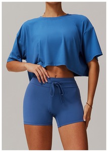 <b>Women's</b> Breathable Mercerized Cotton <b>T</b>-<b>Shirt</b> <b>White</b> Short-Sleeved with Logo Decoration Casual Comfortable <b>for</b> Spring Summer - Product Image 5