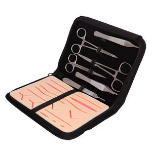 Kit complet de suture orthopédique électrique, instruments en acier inoxydable, coussin en silicone réaliste pour la médecine vétérinaire - Product Image 4