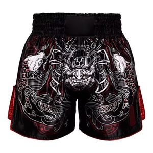 กางเกงมวยไทย MMA ไซส์สบายสำหรับทุกเพศ  รับสั่งทำตามแบบ  ราคาขายส่ง  ลายพิมพ์ซับลิเมชั่น  ผ้าสแปนเด็กซ์/โพลีเอสเตอร์  โลโก้สั่งทำได้ - Product Image 1
