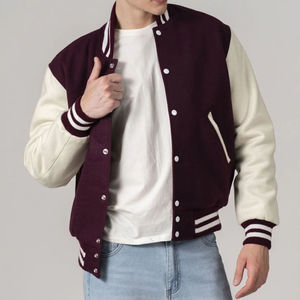 New Arrival Wool <b>Jacket</b> for Men Men Varsity <b>Jacket</b> Set Custom Embroidery Patchwork & Pakistan Bomber Men's <b>Jackets</b> - Product Image 4