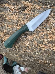 Couteau utilitaire à lame fixe personnalisé pour l'extérieur, très demandé, avec manche G10 et lame en acier inoxydable, OEM ODM, vente en gros, couteau de chasse USA - Product Image 3