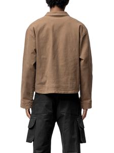 Venta al por mayor bajo MOQ personalizado Chenille parches bordado Streetwear invierno trabajador chaqueta para hombre - Product Image 6