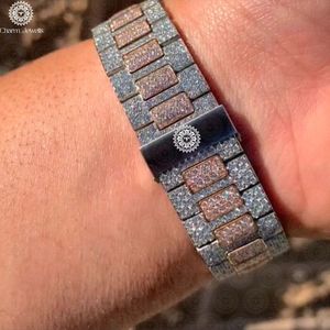 Montre de luxe Charm Jewells en acier inoxydable, boîtier 40 mm, analogique, mécanique, lumineuse, design tendance, bracelet homme 20 cm, date automatique, étanche - Product Image 4