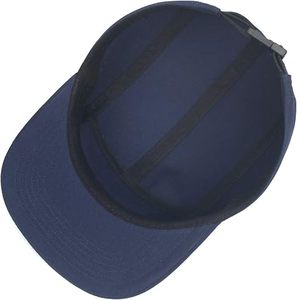 Gorra Plana de 5 Paneles Unisex Azul Marino Sólido de Algodón, Estilo Casual para Adultos, Uso en las Cuatro Estaciones - Product Image 6