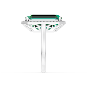 Anillo de Plata 925 con Diamante de Laboratorio para Mujer, Certificado IGI, RJC, ODM, OEM, Fabricante Ético, Venta al Por Mayor E201343 - Product Image 3