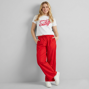 White Sour Cherry Graphic T-Shirt Women's Printed Graphic T-Shirts Comfortable Fabric Stylish Casual Women's Top Custom Logo - Product Image 6
