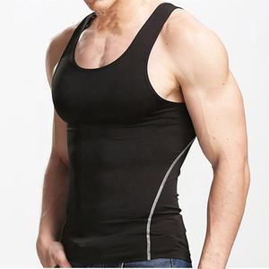 Vente en gros de vêtements de gymnastique pour hommes, gilet de sport, d'entraînement, de musculation, débardeur d'été blanc - Product Image 6