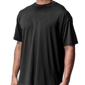 Camiseta de Hombre, Corte Ajustado, Casual, Manga Corta, Cuello Redondo, 100% Algodón, 150g, Patrón de Leopardo Bordado, Anti-Pilling - Product Image 4