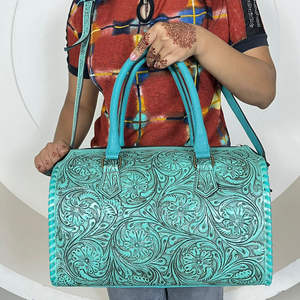 Bolsas de Viaje de Cuero Hechas a Mano, Personalizadas, Tamaño Grande 2026, Unisex, de Cuero Vacuno Genuino, para Fin de Semana, Deporte y Ropa - Product Image 4