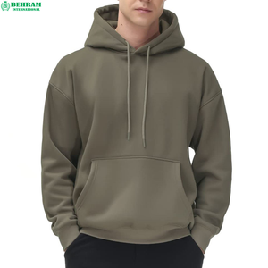 Sweat-shirt unisexe élégant à blocs de couleur, 100% coton molletonné/éponge française, séchage rapide, respirant, coupe ample, pour l'hiver - Product Image 1