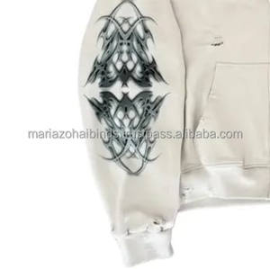 Sudaderas con Capucha Personalizadas de Algodón 100% para Hombre, Estilo Casual de Invierno, Color Sólido, Tela y Diseño de Alta Calidad - Product Image 3