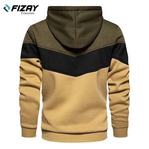 Échantillon gratuit OEM Ensemble sweat à capuche pluvier à manches longues pour hommes 50% coton 50% polyester Sweat-shirt imprimé d'hiver de grande taille Vente en gros - Product Image 3