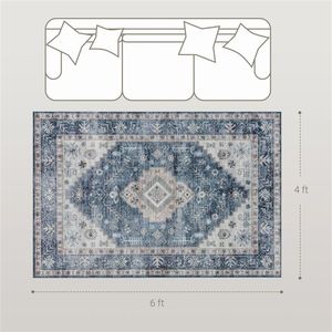Alfombra Azul para Piso con Diseño Elegante - Product Image 6
