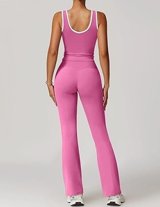 Conjunto deportivo de 2 piezas para mujer, sujetador deportivo y leggings, ropa para fitness y entrenamiento - Product Image 3