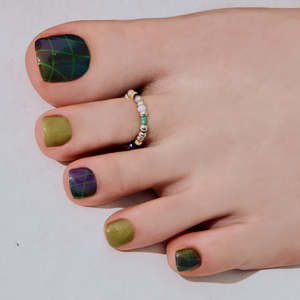 Autocollants pour ongles en gel semi-durcis certifiés UV, qualité salon 100% réelle, pour pédicure, vente en gros, végétaliens et sans cruauté, style coréen - Product Image 5