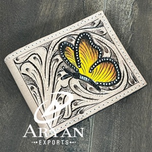 OEM ODM Handcrafted Genuine Cowhide Leather Bifold Fashionable Short Multi Card Holder with ID Window Customized Logo <b>Wallet</b> - Product Image 1