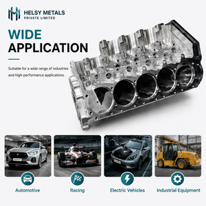Advanced VMC Machined Aluminum Alloy CNC Machined Cylinder <b>Block</b> High Accuracy <b>Mounting</b> Holes for Automotive Engines Performance - Product Image 5