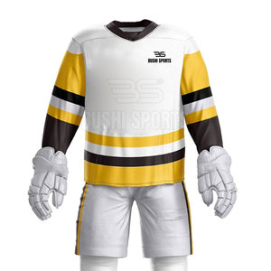 Uniforme de hockey sur glace sur mesure, prix de gros, séchage rapide, respirant, en vente - Product Image 5