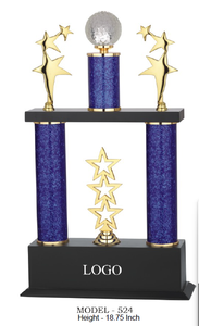 Durable sports <b>trophy</b> for basketball competitions - Product Image 3