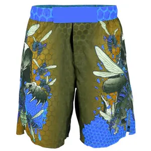 Pantalones cortos de Mma para hombre, Shorts de lucha hechos a medida de alta calidad hechos en fábrica, Muay Thai - Product Image 1